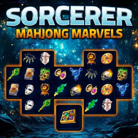 Game background of Sorcerer Mahjong Marvels