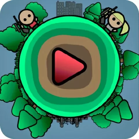 Game background of Planet Zombie