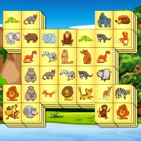 Game background of Zoo Mahjongg Deluxe