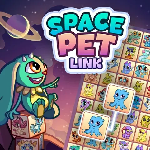Game background of Space Pet Link