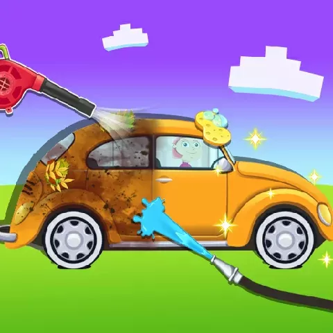 Game background of My Little Car Wash