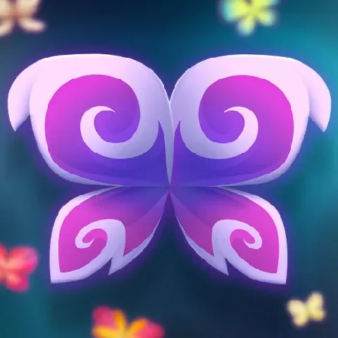 Game background of Butterfly Match Mastery