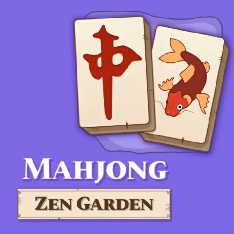 Game background of Mahjong Zen Garden