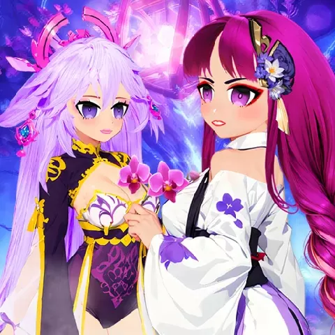 Game background of Animegao Kigurumi DIY