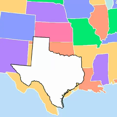 Game background of USA Map Quiz