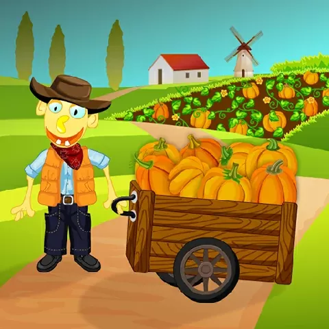 Game background of Pumpkin Patch